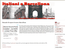 Tablet Screenshot of italianiabarcellona.com